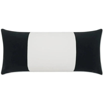 Outdoor Sundance Band Lumbar Pillow - Charcoal