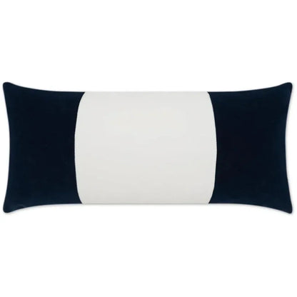Outdoor Sundance Band Lumbar Pillow - Navy