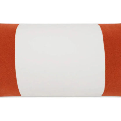 Outdoor Sundance Band Lumbar Pillow - Orange