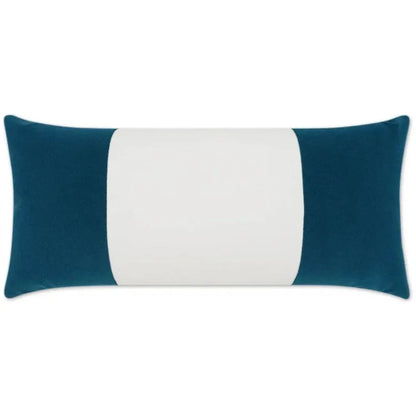 Outdoor Sundance Band Lumbar Pillow - Peacock