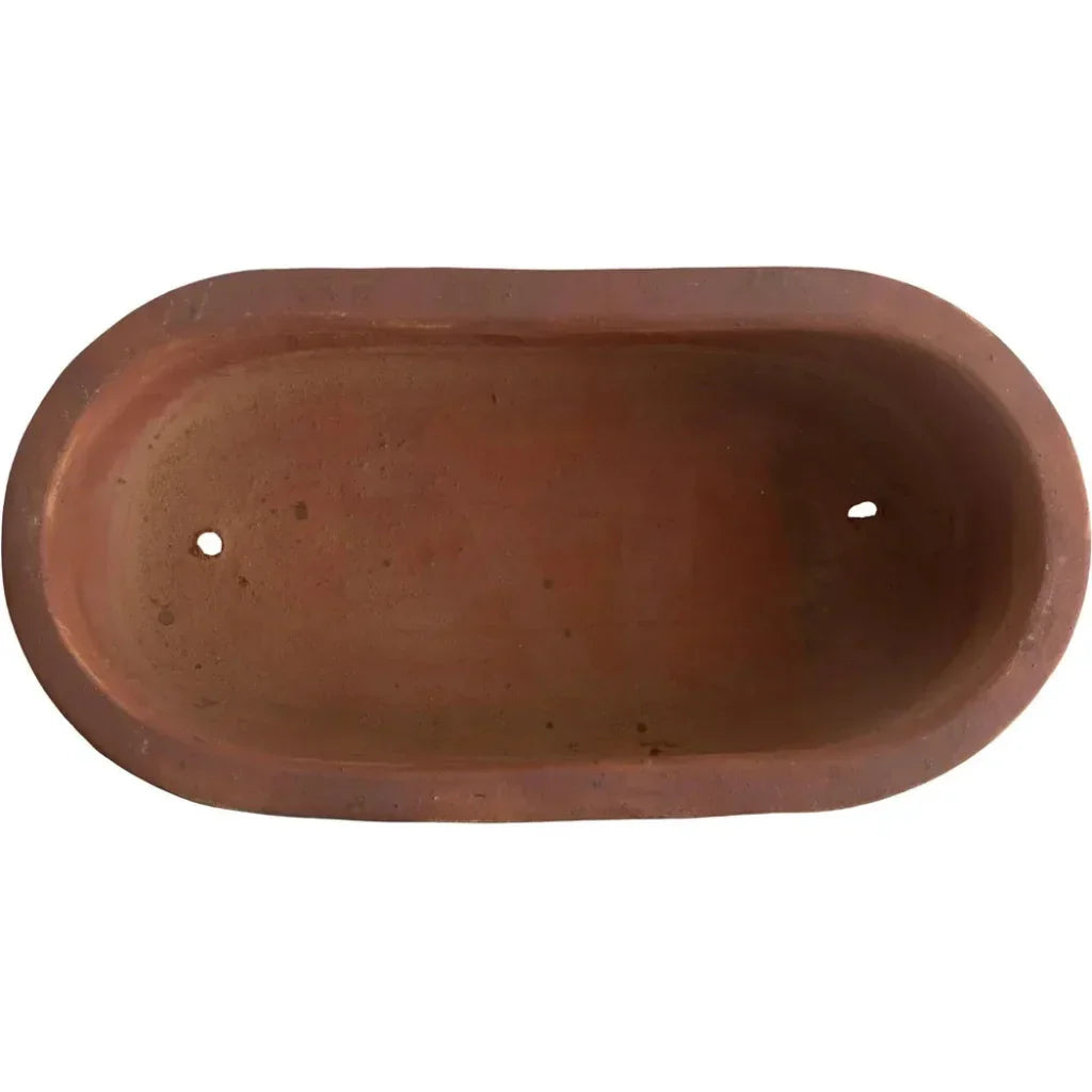 Oval Window Box Ceramic Planter