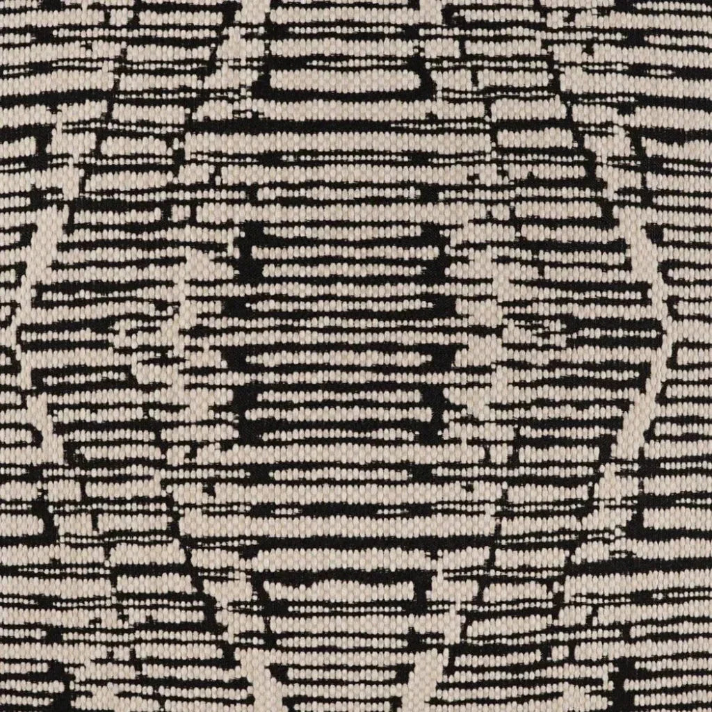 Ozetta Ebony Black Throw Pillow With Insert