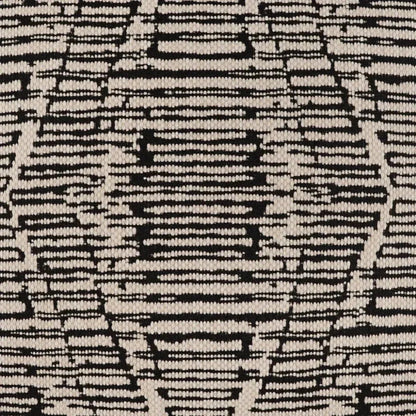 Ozetta Ebony Black Throw Pillow With Insert