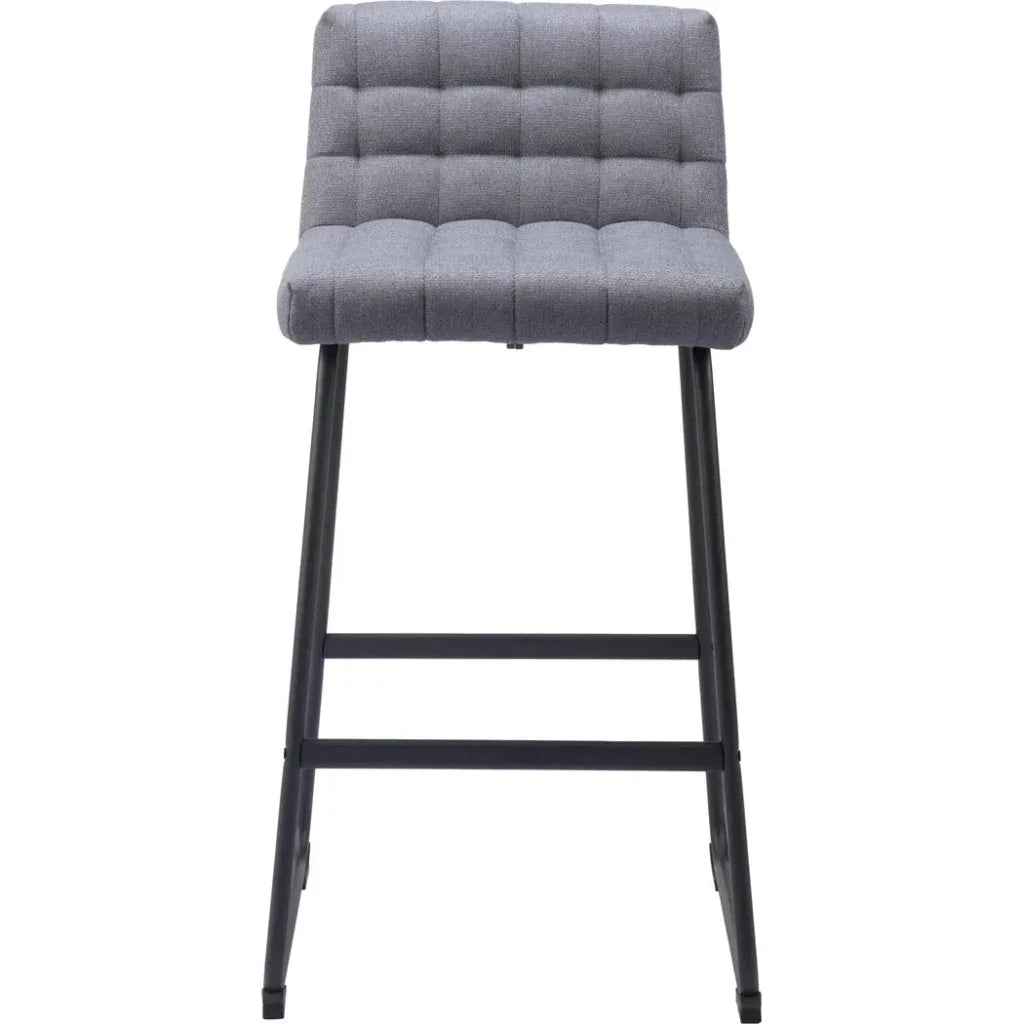 Pago Grey Performance Fabric Barstool (Set of 2)
