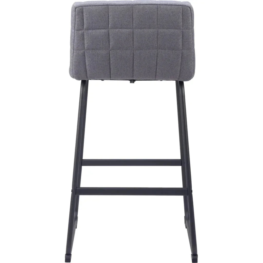 Pago Grey Performance Fabric Barstool (Set of 2)