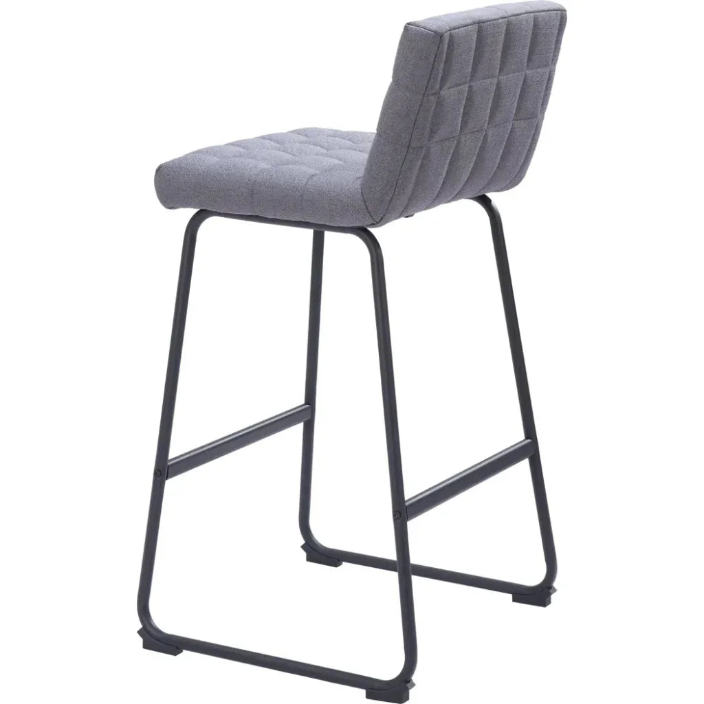 Pago Grey Performance Fabric Barstool (Set of 2)