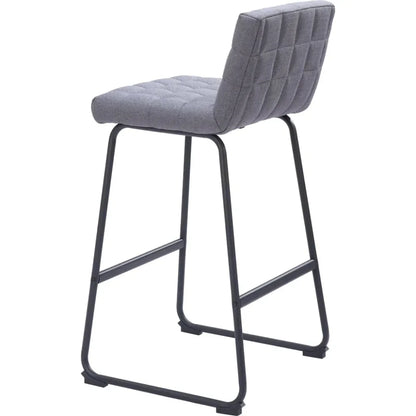 Pago Grey Performance Fabric Barstool (Set of 2)