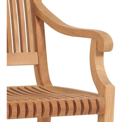 Palm 2-Person Teak Outdoor Bench