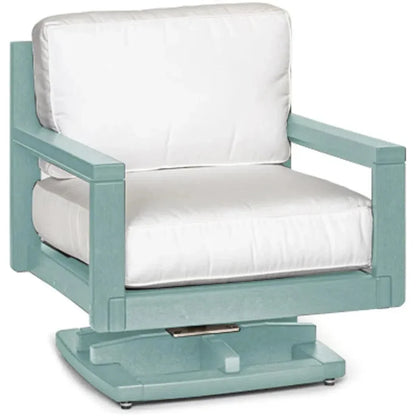 Palm Beach Poly Outdoor Swivel Rocker Chair Sunbrella