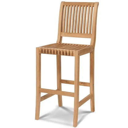 Palm Teak Outdoor Bar Chair