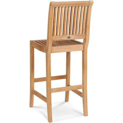 Palm Teak Outdoor Bar Chair