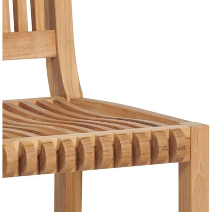 Palm Teak Outdoor Bar Chair