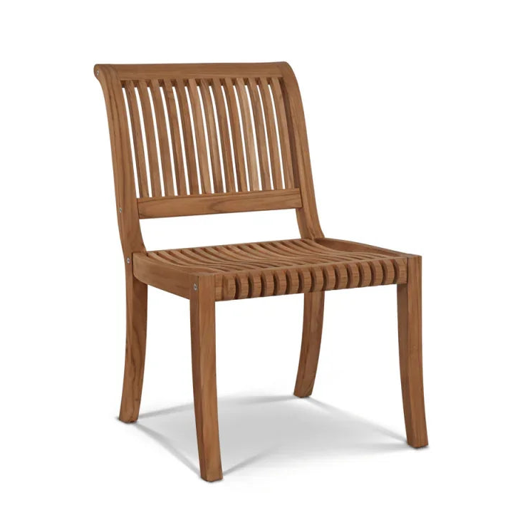 Palm Teak Patio Round Dining Set 5 PC