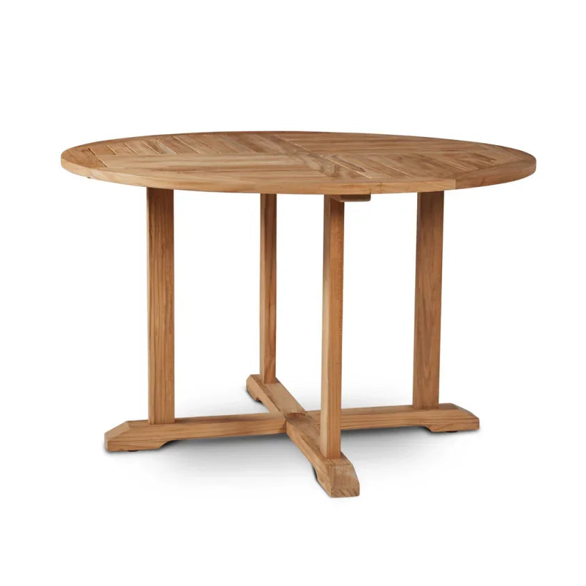 Palm Teak Patio Round Dining Set 5 PC