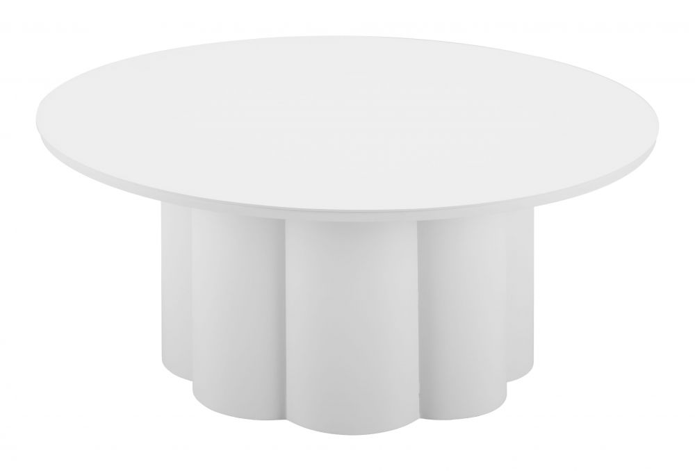 Palmier Aluminum White Coffee Table