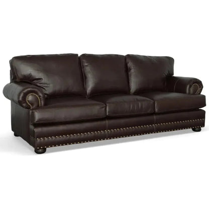 Panorama - Southwestern Custom Made Leather Sofa