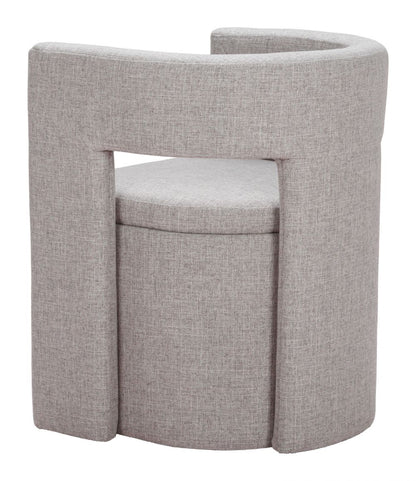 Papua Grey Performance Fabric Dining Chair