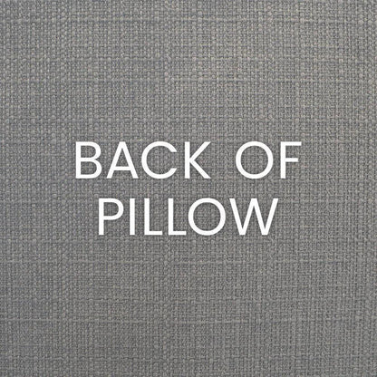Paros Black Band Black Silver Large Throw Pillow Insert