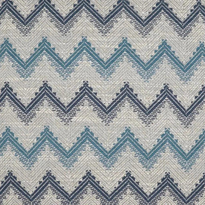 Parquet Blue Chevron Blue Large Throw Pillow Insert