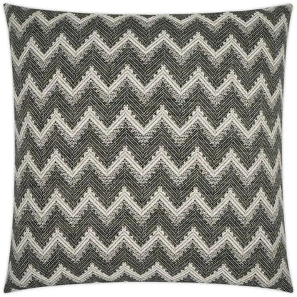 Parquet Chevron Grey Large Throw Pillow Insert
