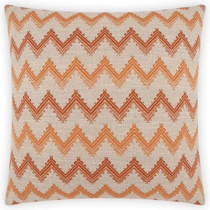 Parquet Paprika Red Throw Pillow With Insert