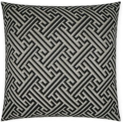 Parthenon Global Black Grey Large Throw Pillow Insert