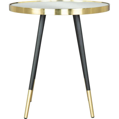 Particle Side Table Black & Gold