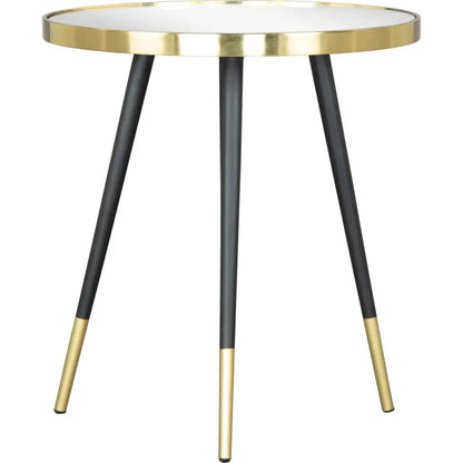 Particle Side Table Black & Gold