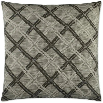 Passata Taupe Brown Throw Pillow With Insert