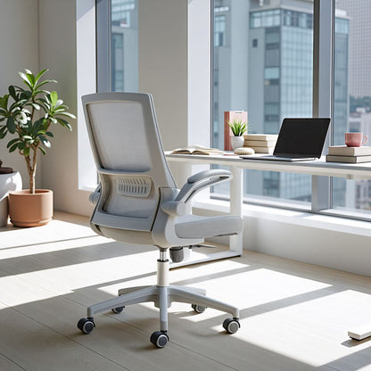 Pater Grey Mesh Fabric Office Chair
