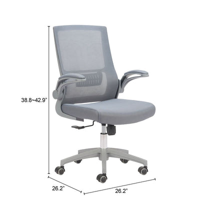 Pater Grey Mesh Fabric Office Chair