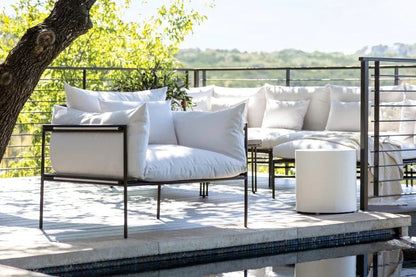 Patinero Aluminum Charcoal Satin Patio Lounge Chair