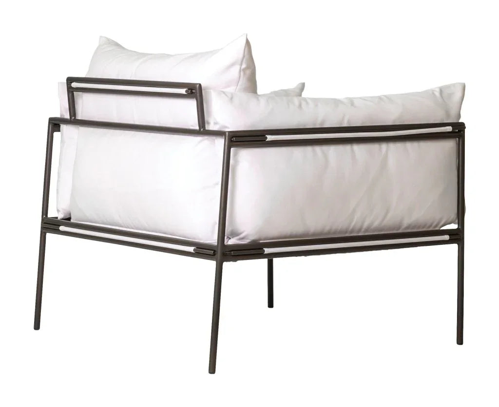 Patinero Aluminum Charcoal Satin Patio Lounge Chair