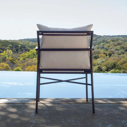 Patinero Aluminum Patio Dining Arm Chair (Set Of 2)
