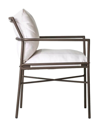 Patinero Aluminum Patio Dining Arm Chair (Set Of 2)