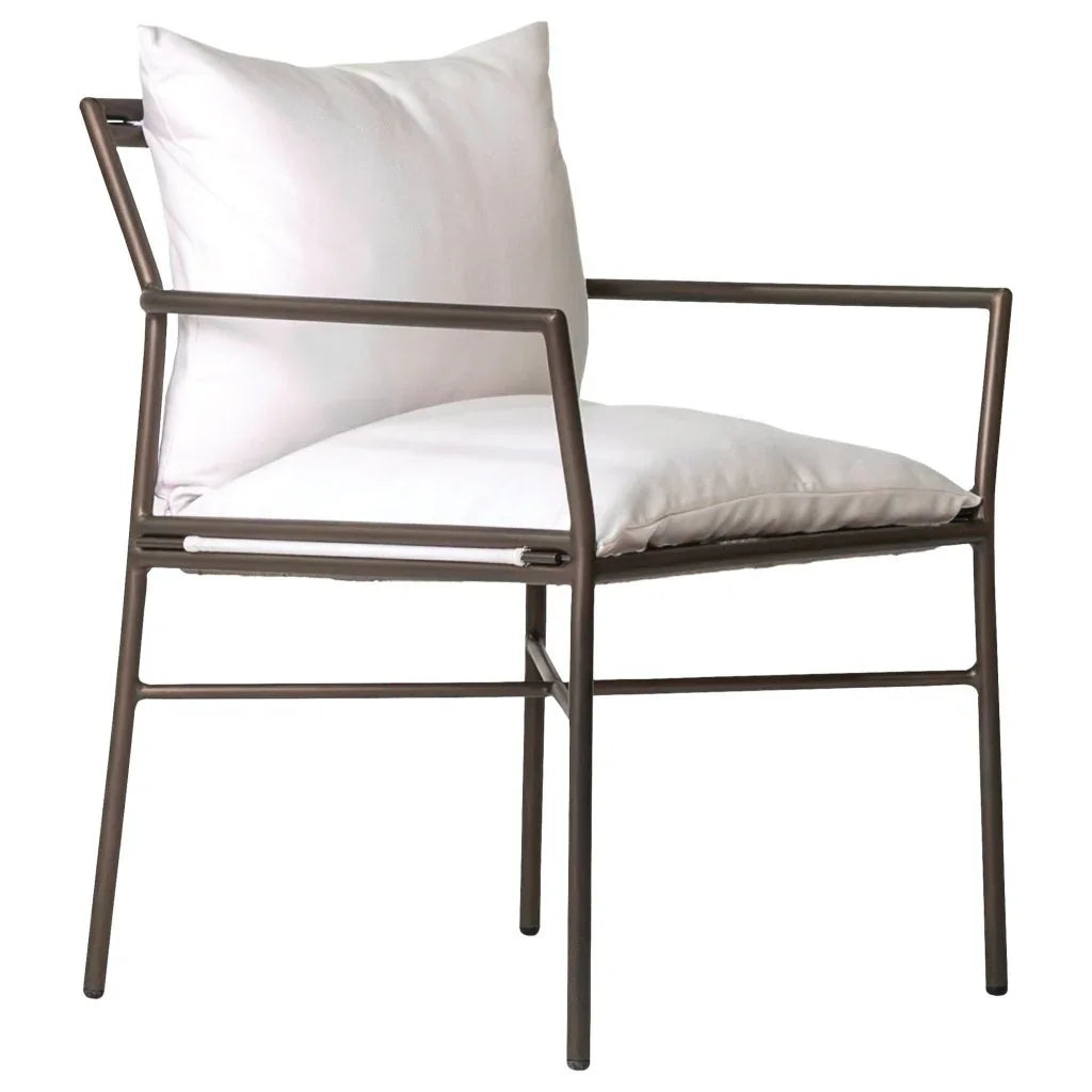 Patinero Aluminum Patio Dining Arm Chair (Set Of 2)