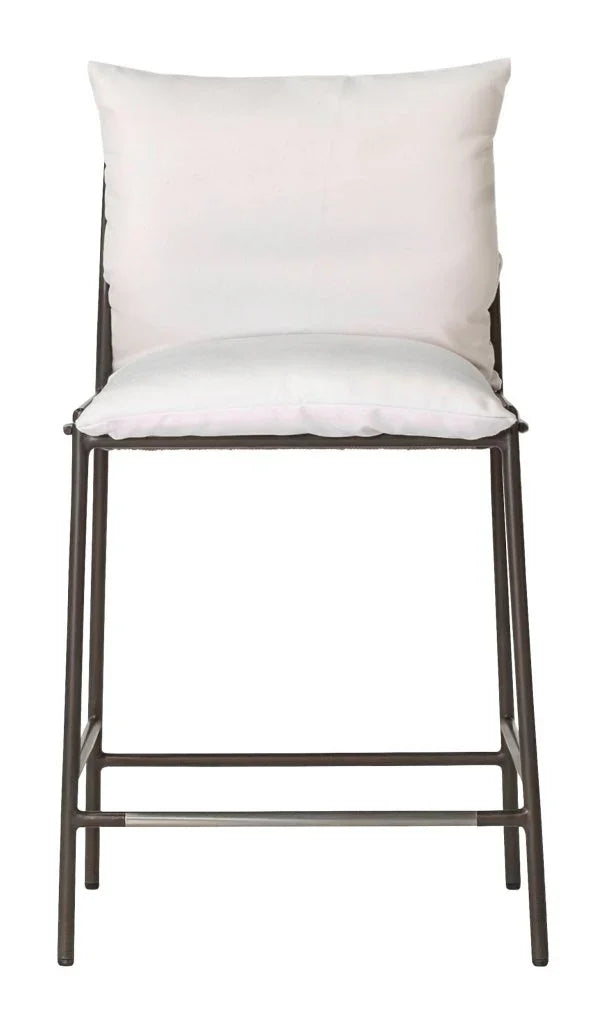 Patinero Charcoal Finish Patio Counter Chair