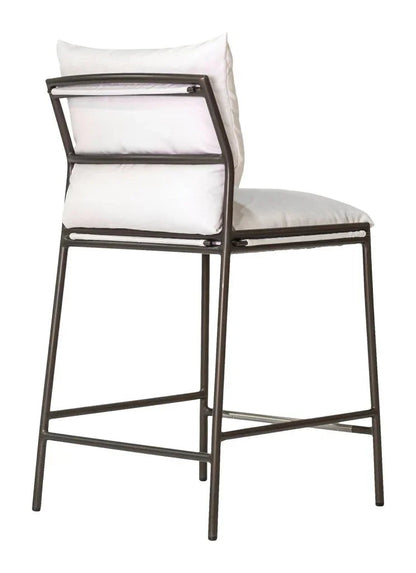 Patinero Charcoal Finish Patio Counter Chair