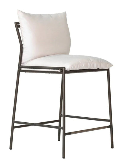 Patinero Charcoal Finish Patio Counter Chair