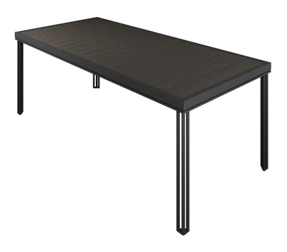 Patinero Charcoal Finish Patio Dining Table