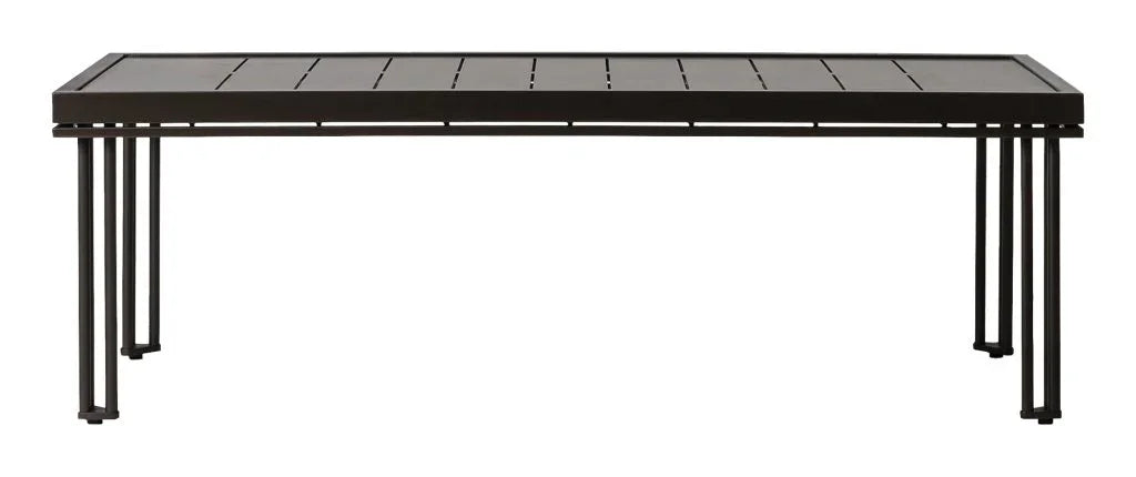 Patinero Charcoal Satin Finish Patio Coffee Table
