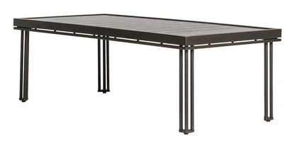 Patinero Charcoal Satin Finish Patio Coffee Table