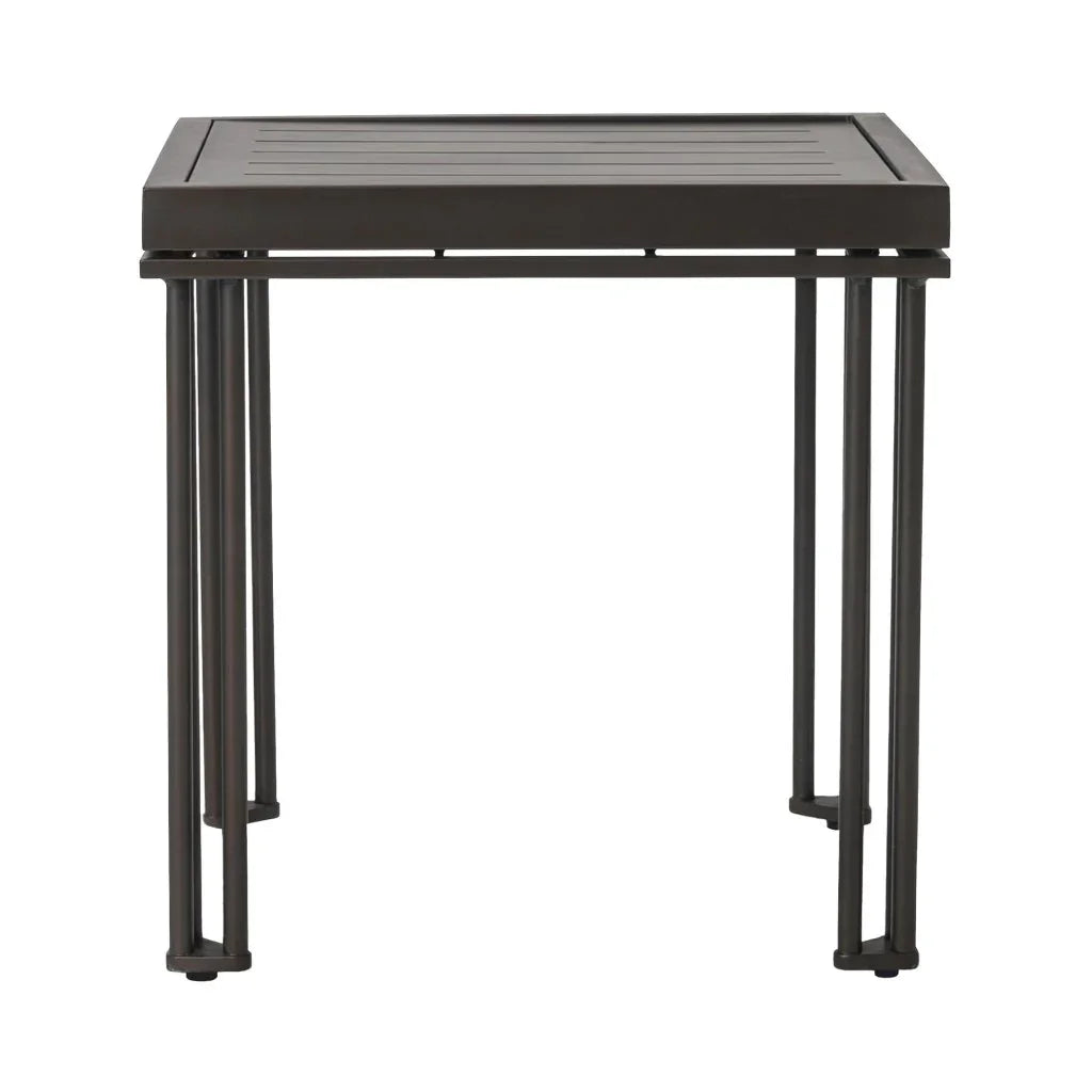 Patinero Charcoal Satin Finish Patio Side Table