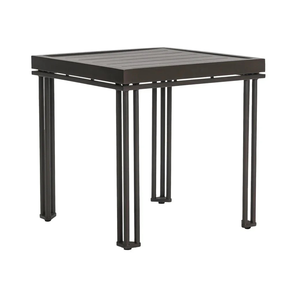 Patinero Charcoal Satin Finish Patio Side Table