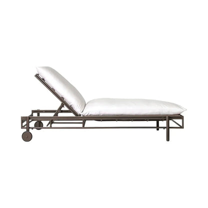 Patinero Charcoal Satin Patio Pool Chaise (Set Of 2)