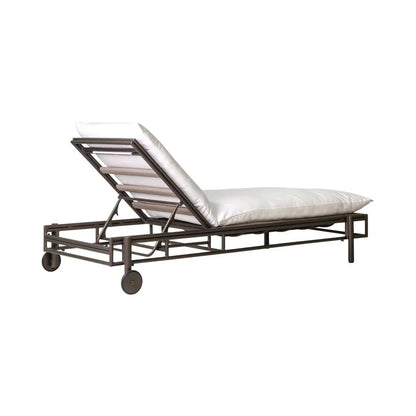 Patinero Charcoal Satin Patio Pool Chaise (Set Of 2)