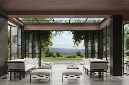 Patinero Smooth Charcoal Design Patio Bench