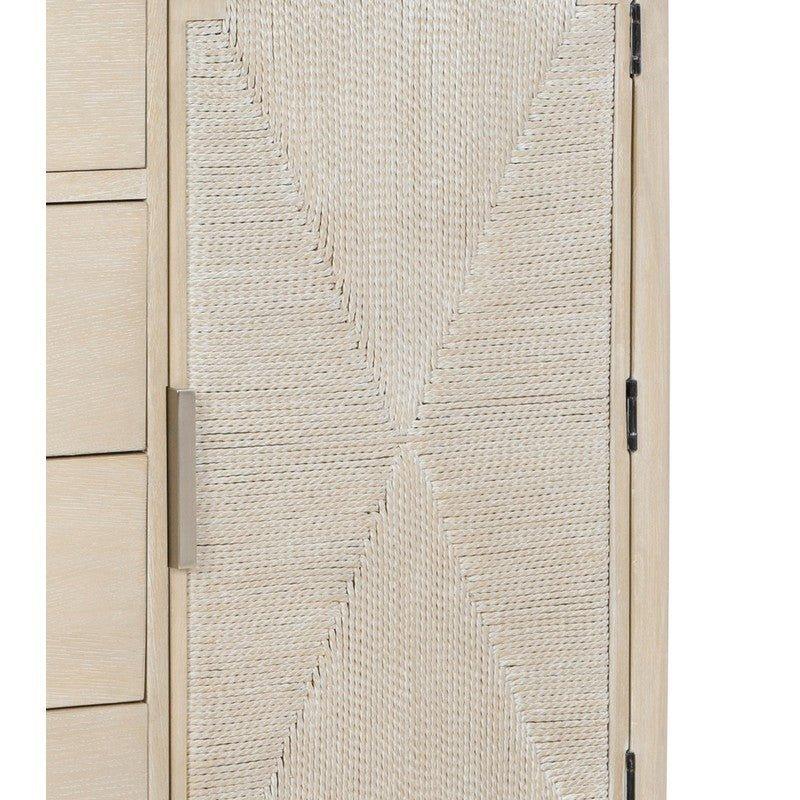 Pearl Asymmetrical Door Wood Chest