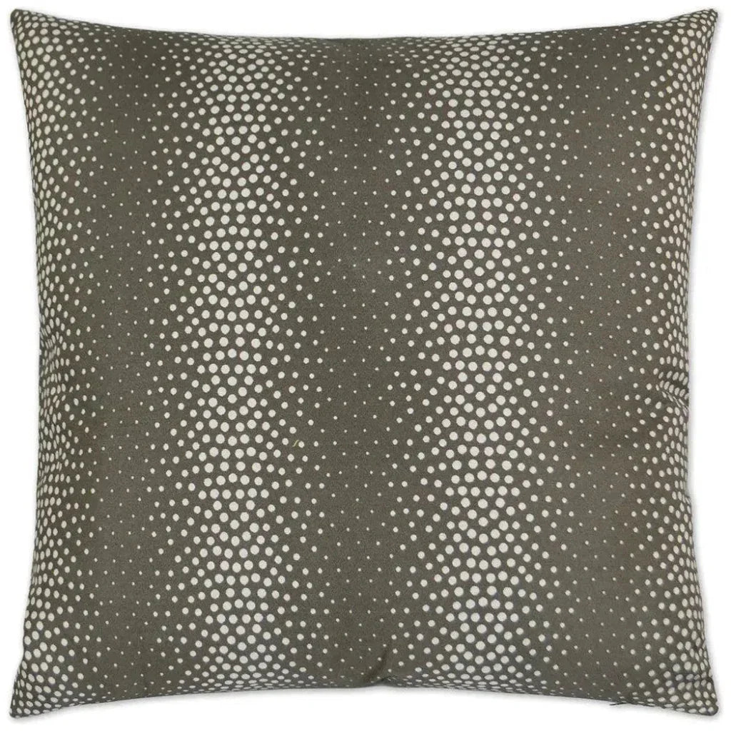 Pearl Grey Throw Pillow With Insert