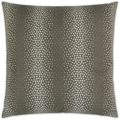 Pearl Grey Throw Pillow With Insert